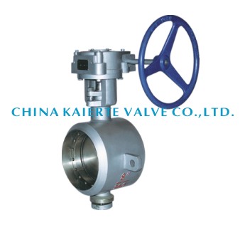 Welded butterfly valve